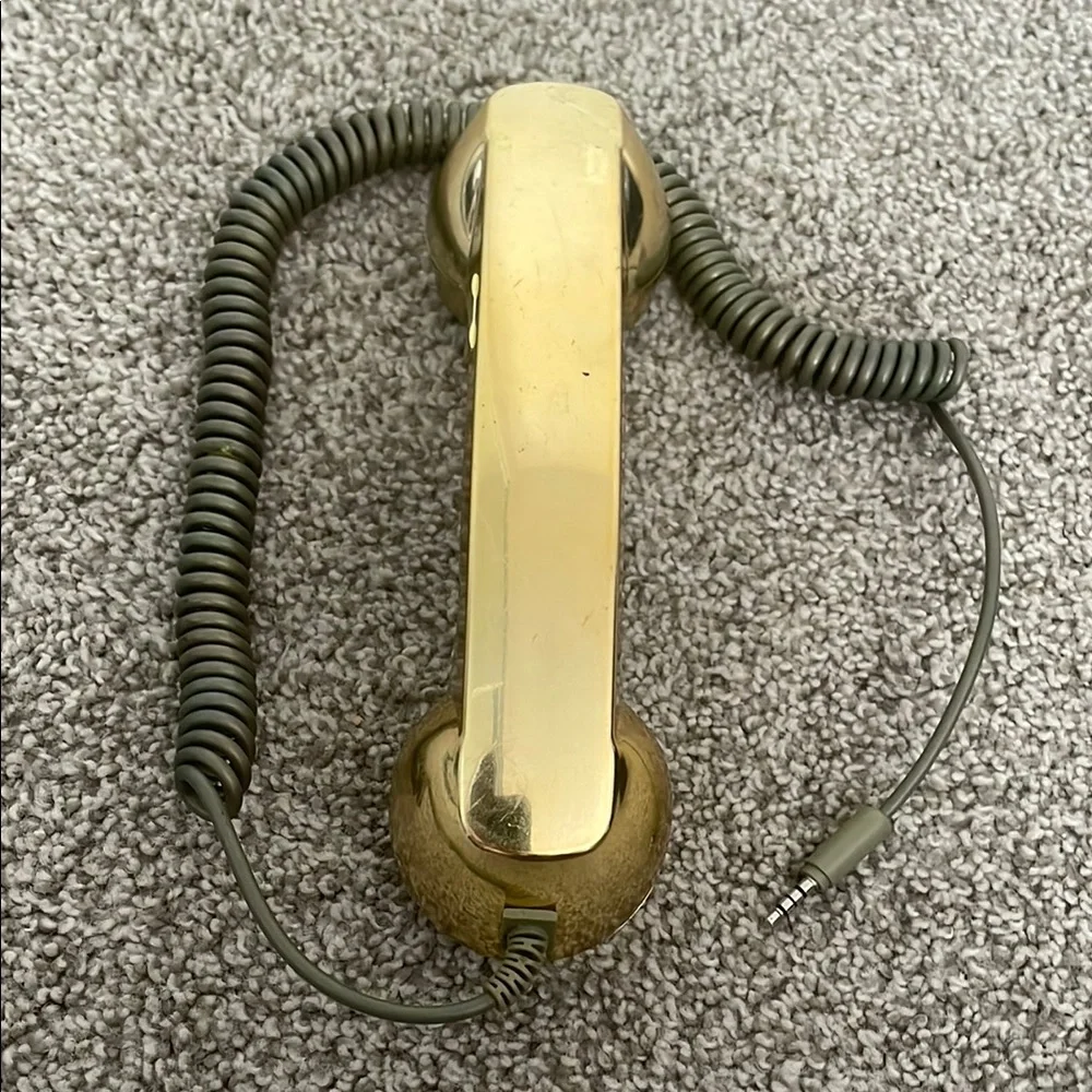 Vintage Gold Telephone Handset